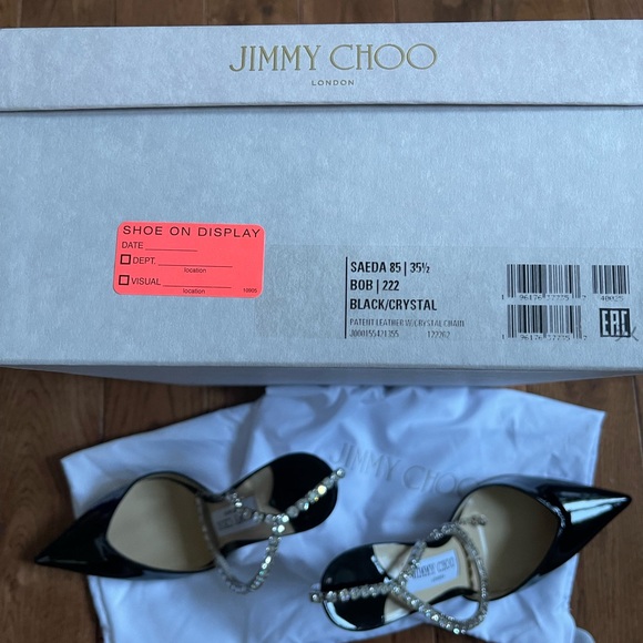 Jimmy Choo Saeda 85 Patent Leather 35.5 - Picture 5 of 5
